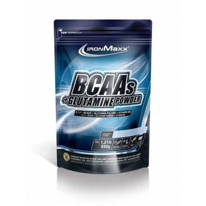 Ironmaxx Bcaas Glutamin Powder 550G Blue Raspberry
