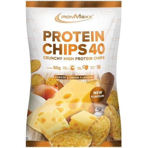 Ironmaxx Protein Chips 40 20X50G Hot Chili