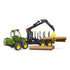 john deere 1210e rueckezug mit holzgreifer