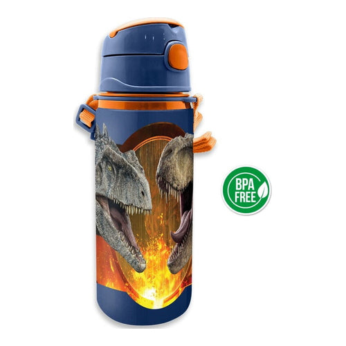 jurassic world aluminium trinkflasche 600 ml
