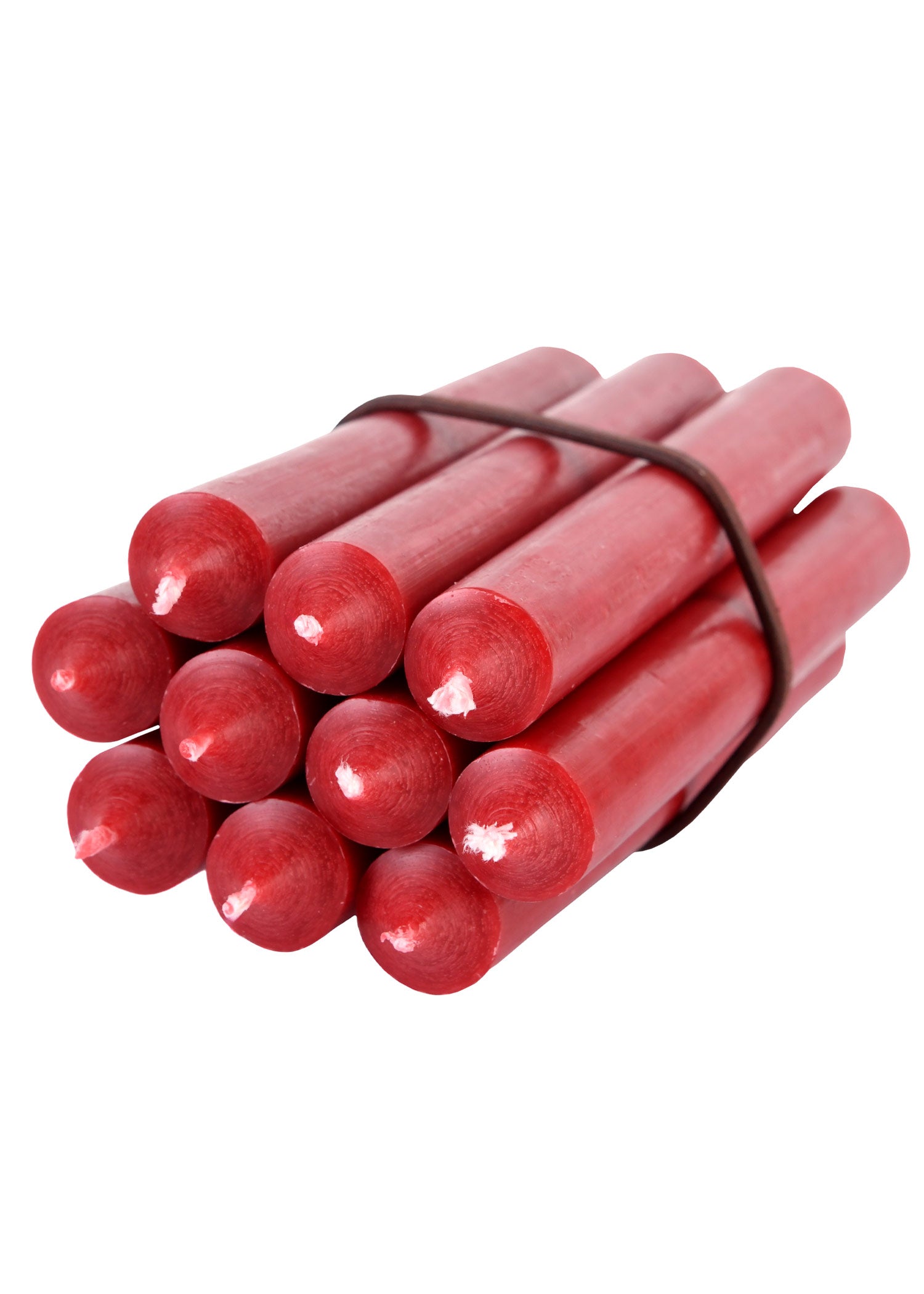 10er Set Elegante Stabkerzen 180x22mm