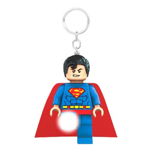 lego dc superman schluesselanhaenger mit taschenlampe