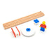 lego schreibwarenset 4 bleistifte 1 bleistiftspitzer 1 radiergummi 1 topper 1 legofigur