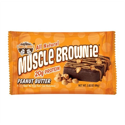 Lenny Larry Muscle Brownie 12X 65G Peanut Butter