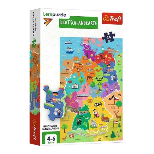lernpuzzle deutschlandkarte deutsche version 44 teile