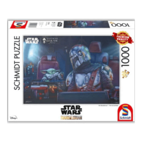 lucas film the mandalorian two for the road 1000 teile puzzle