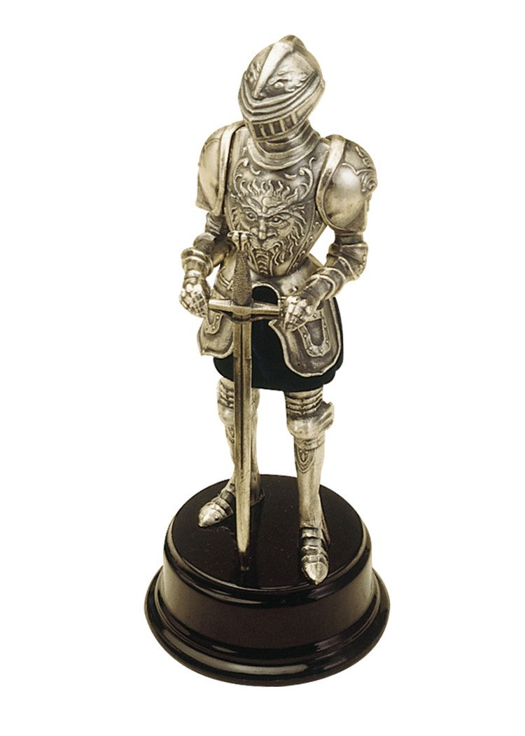 miniatur ritterruestung mit gravur