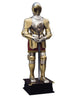 ritterruestung von karl v gold finish marto