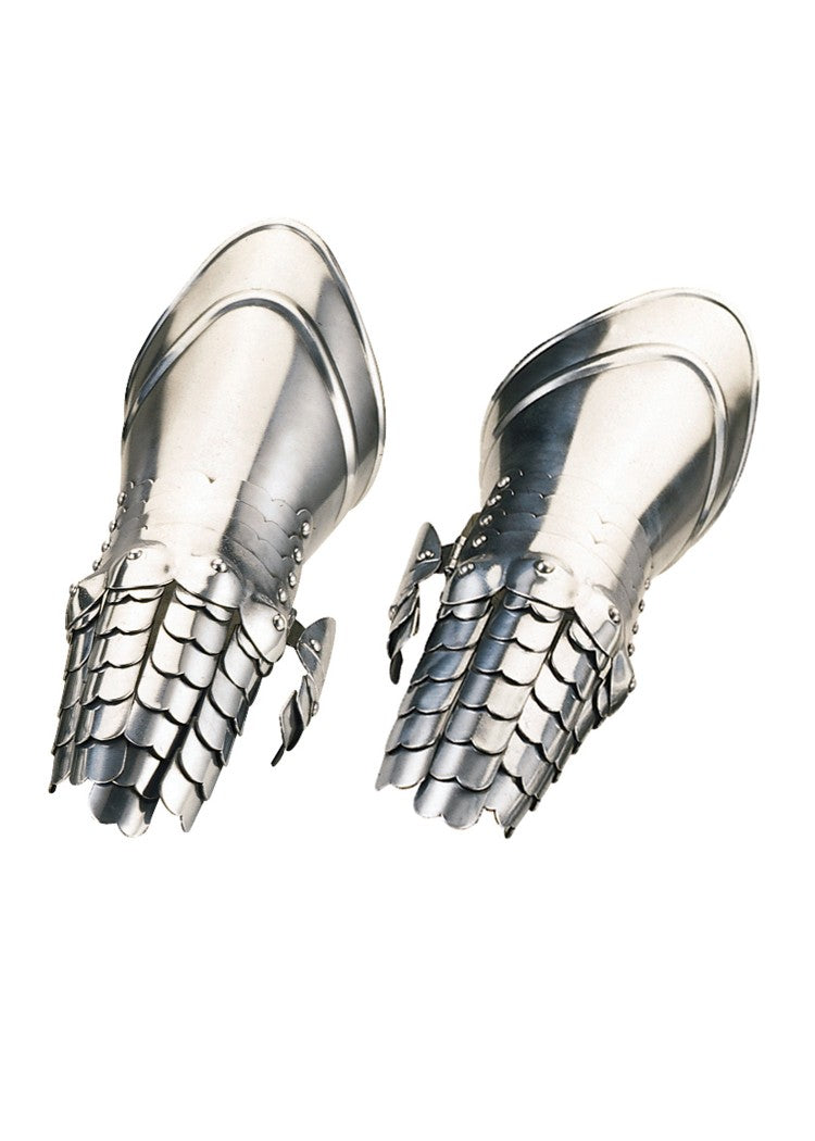 Marto Panzerhandschuhe – Polierter Stahl, 16. Jh.