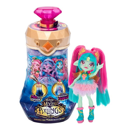 magic mixies pixlings faye the fairy pixling puppe aquamarin