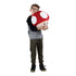 mario kart red mushroom plueschkissen