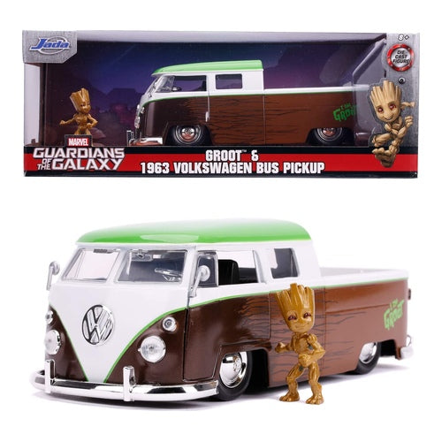 marvel guardians of the galaxy 1962 vw bus 1 124 modellauto