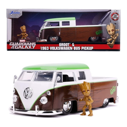 marvel guardians of the galaxy 1962 vw bus 1 124 modellauto
