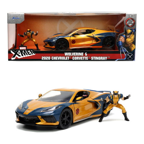 marvel x men wolverin chevy corvette