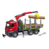 mb arocs holztransport lkw mit ladekran greifer baumstaemme
