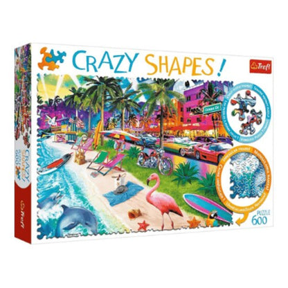 miami beach usa puzzle crazy shapes 600