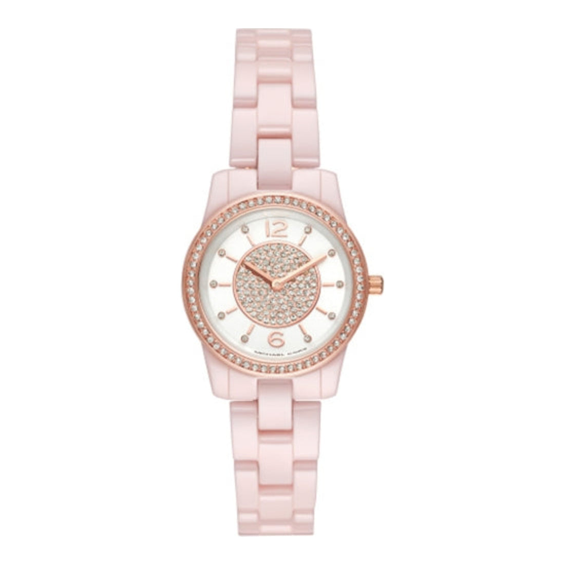 Michael Kors Petite Runway Pavé Ceramic Watch