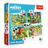 mickey mouse 4 in 1 puzzle 35 48 54 70 teile