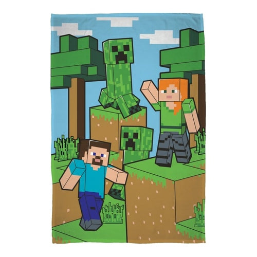 minecraft fleecedecke 100 x 150 cm
