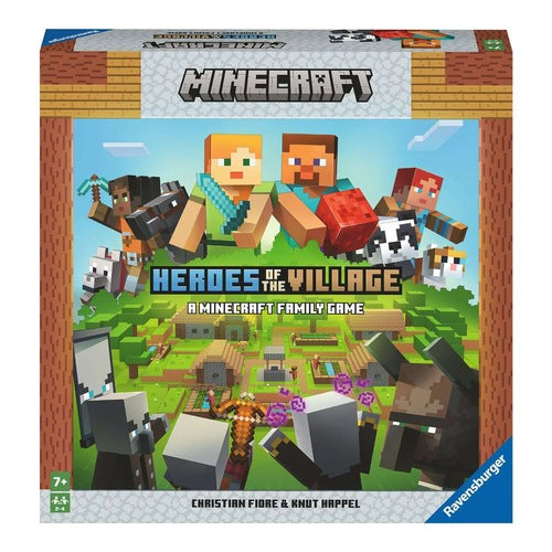 minecraft heroes of the village brettspiel