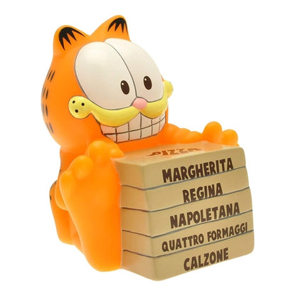 mini spardose garfield mit pizza
