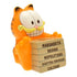 mini spardose garfield mit pizza