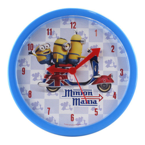 minions despicable me wanduhr in plastik 24 cm