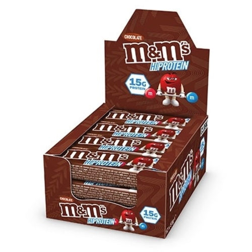 M M Damaged Box Protein Bar 12X51G Chocolate