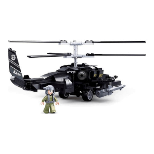model bricks kampfhubschrauber