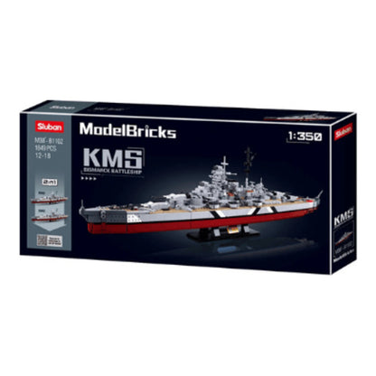 model bricks schlachtschiff bismarck 2in1