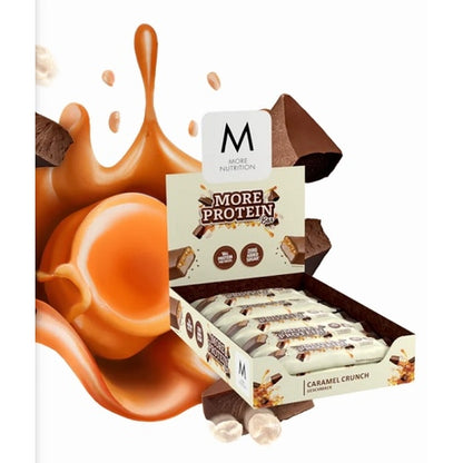 More Nutrition Protein Bar 10X50G Caramel Crunch