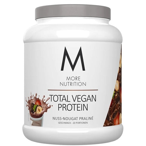 More Nutrition Total Vegan Protein 600G Nuss Nougat Pralin