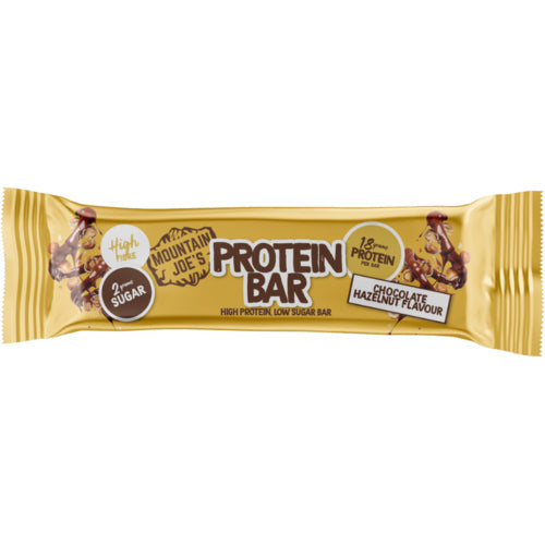 Mountain Joes Protein Bar 12X55G Ohne Orig Verpkarton Chocolate Hazelnut