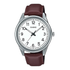 Casio Klassische Herrenuhr mit Lederband (MTP V005L 7B4)