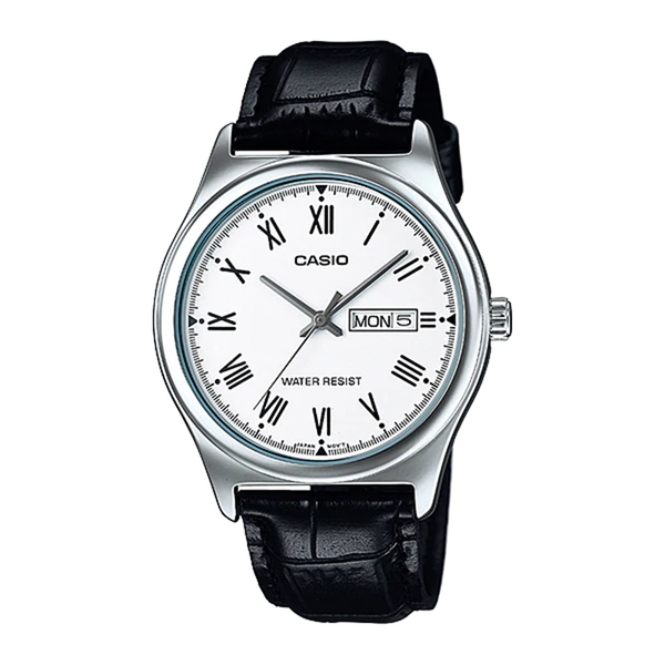 Casio Collection MTP V006L 7BUDF Herren Analog Leder