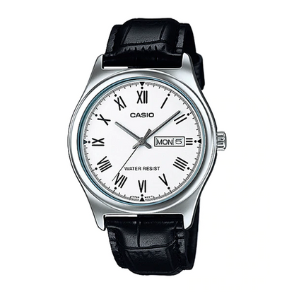 Casio Collection MTP V006L 7BUDF Herren Analog Leder