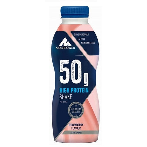 Multipower 50G High Protein Shake 12X500Ml Erdbeer
