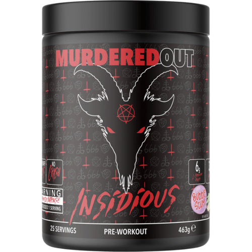 Murdered Out Insidious Preworkout 463G Bubblescum