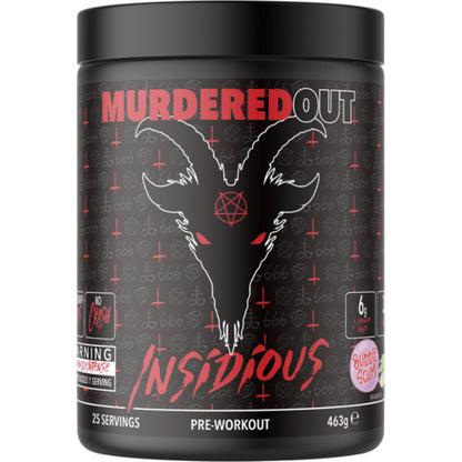 Murdered Out Insidious Preworkout 463G Bubblescum