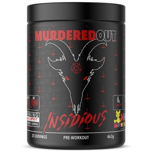 Murdered Out Insidious Preworkout 463G Sour Scummy Bear