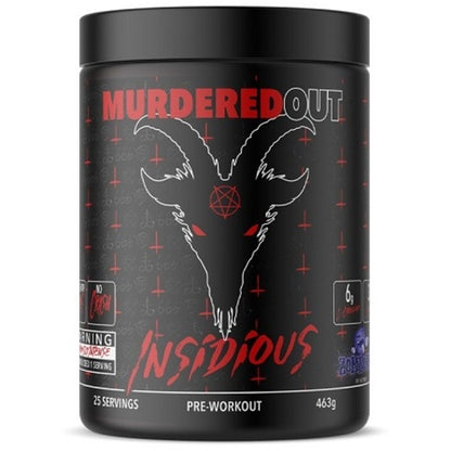 Murdered Out Insidious Preworkout 463G Zomberry