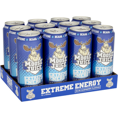 Muscle Moose Juice Energy Bcaa Drink 12X250Ml Passion Fruit