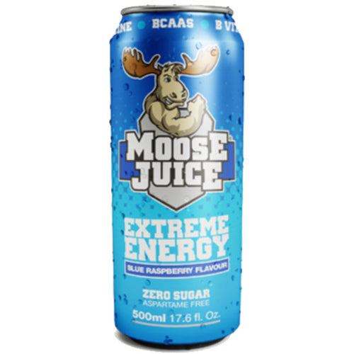 Muscle Moose Juice Energy Bcaa Drink Zero Sugar 12X500Ml Berry