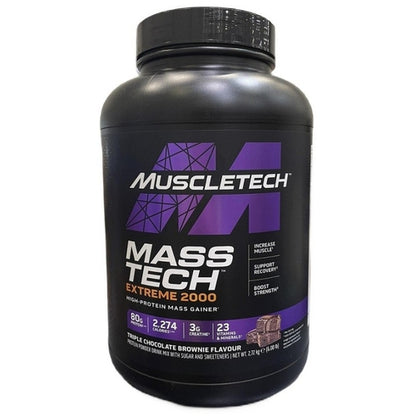 Muscletech Mass Tech 2000, 2720G Tripple Chocolate Brownie