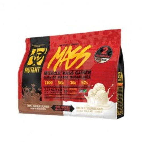Mutant Mass Dual Chamber Bag 2720G Triple Chocolate Chocolate Fudge Brownie