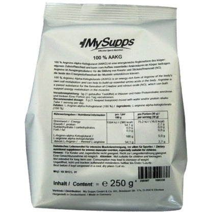 Mysupps 100 Aakg 250G