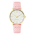 Nine West Damen Analog Quarzuhr mit champagnerfarbenem Metallgehäuse und Metallarmband, goldfarbenes Zifferblatt
