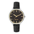 Nine West Damen Analog Quarzuhr mit Metallgehäuse und Metallarmband in Schwarz, schwarzes Zifferblatt