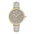 Nine West Damen Analog Quarzuhr mit Metallgehäuse und Metallarmband in Schwarz, schwarzes Zifferblatt