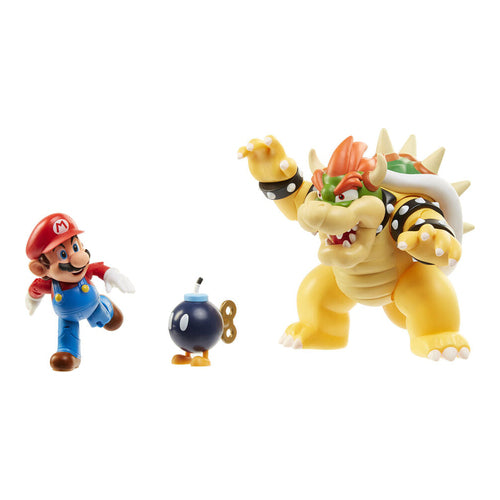 nintendo super mario spielfiguren set bowser vs mario